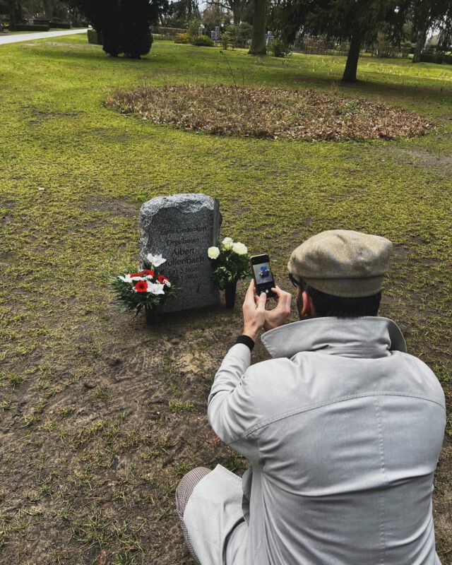 Albert Hollenbach hat jetzt einen Gedenkstein auf dem evangelischen Friedhof in Neuruppin…